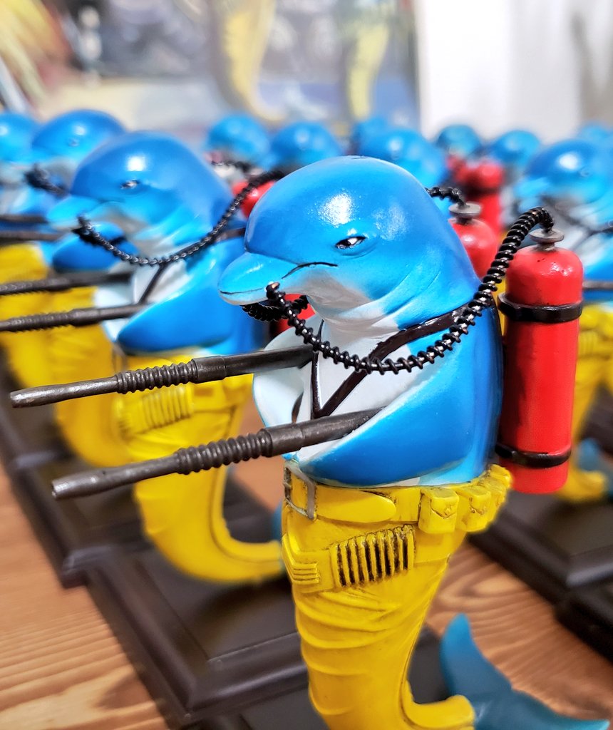 只今ガレージキット #イルカがせめてきたぞっ の6月分の発送が完了