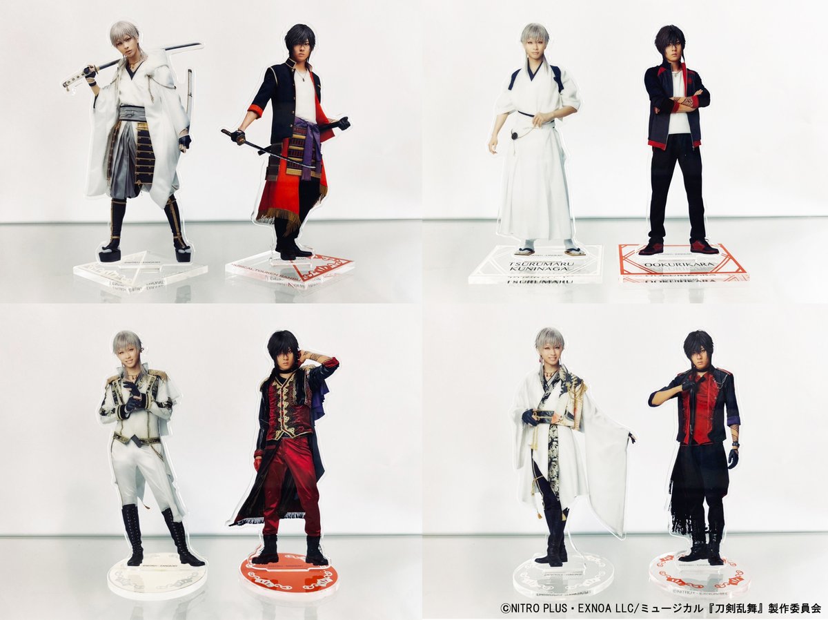 鶴丸国永 大倶利伽羅 双騎出陣グッズ情報】（3/7） 「アクリルスタンド