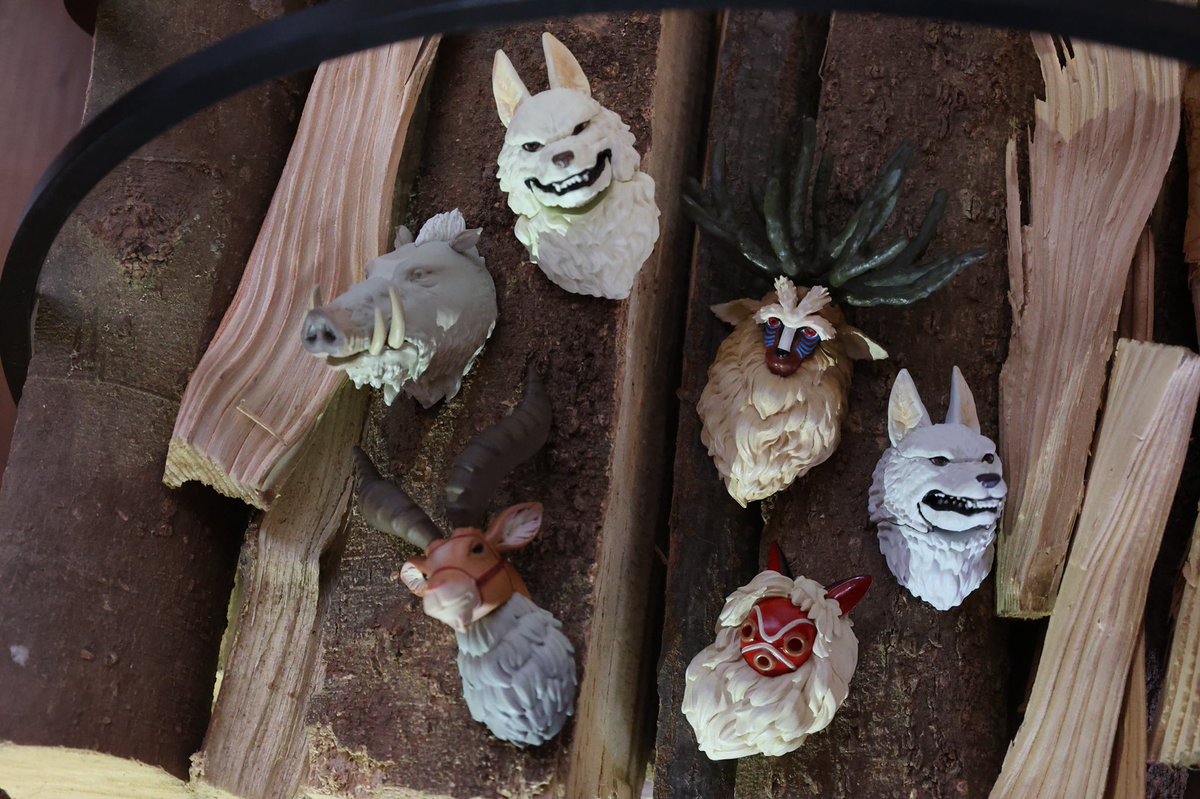 🌿もののけ姫25周年◇第一弾🌿 リアルな毛並みや作中を思い起こす表情