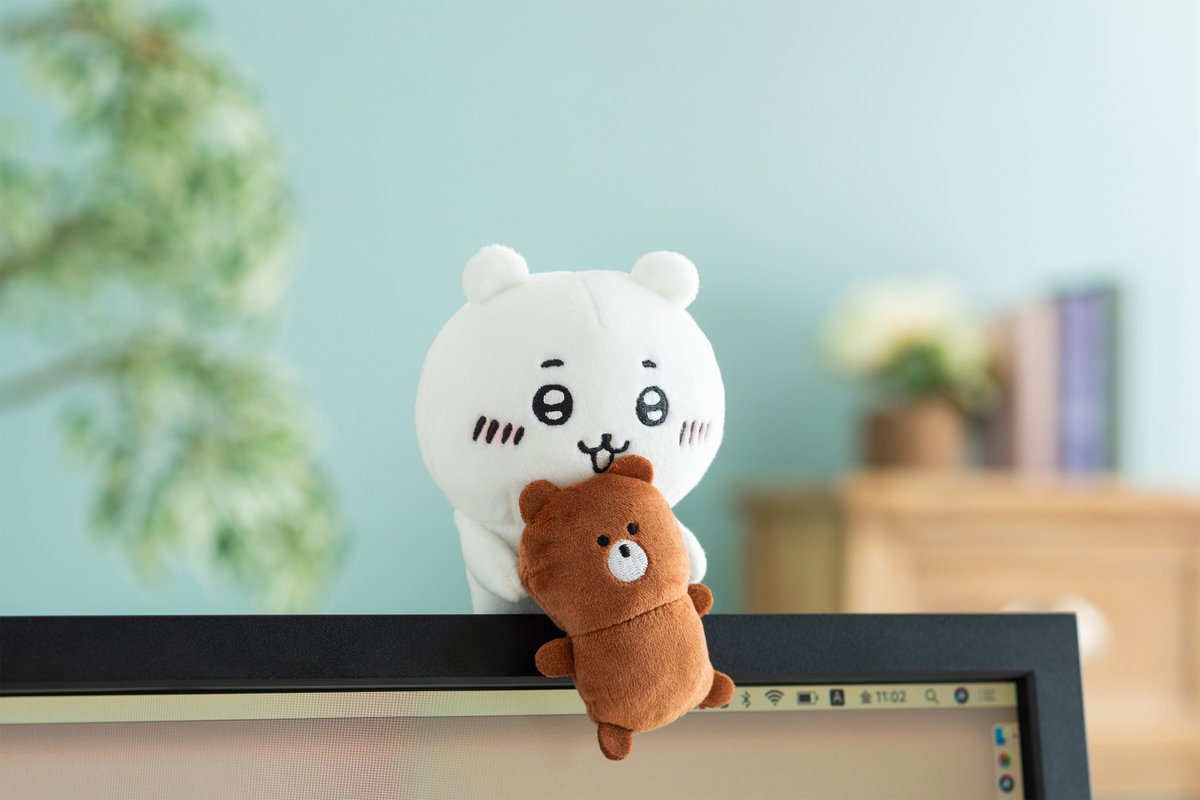 🌱新商品🌱 『デスクトップから見守るひっかけぬいぐるみ』 （#ちい