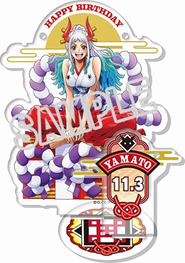 新商品】麦わらストア限定 ハッピーバースデーアクリルアクセサリー