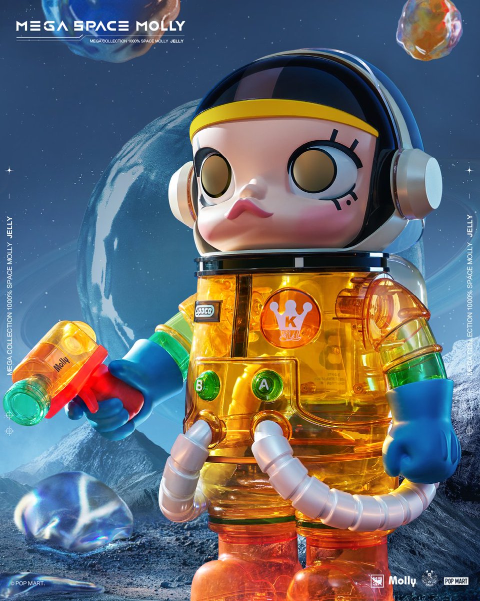 📢📣抽選販売のお知らせ📣📢 MEGAコレクション400% SPACE MOLLY JELLY