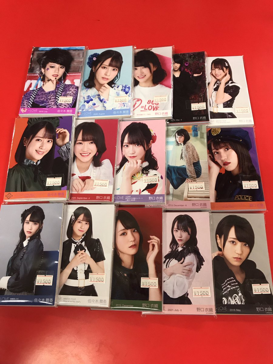 おかげさまで完売致しました、イコラブ生写真オリパですが、装いも新た