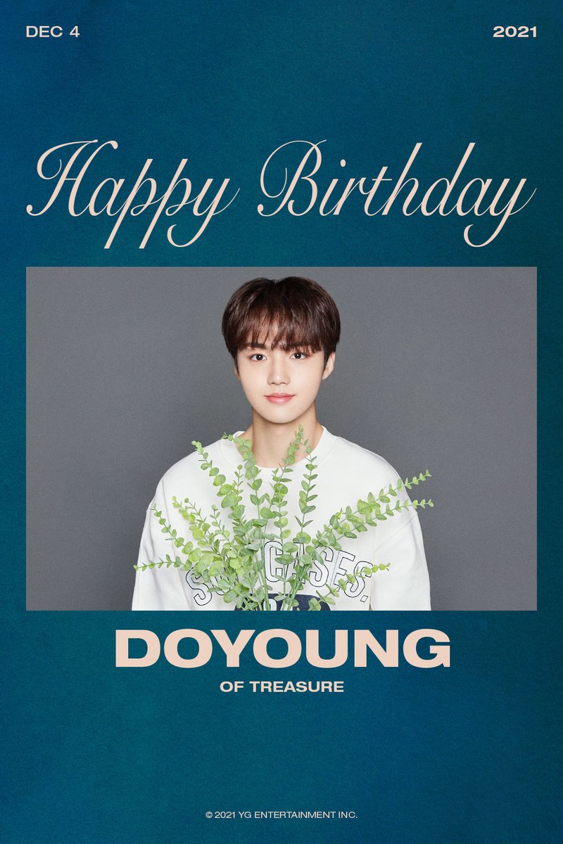 TREASURE】 本日12月4日はTREASURE ドヨンくんのお誕生日