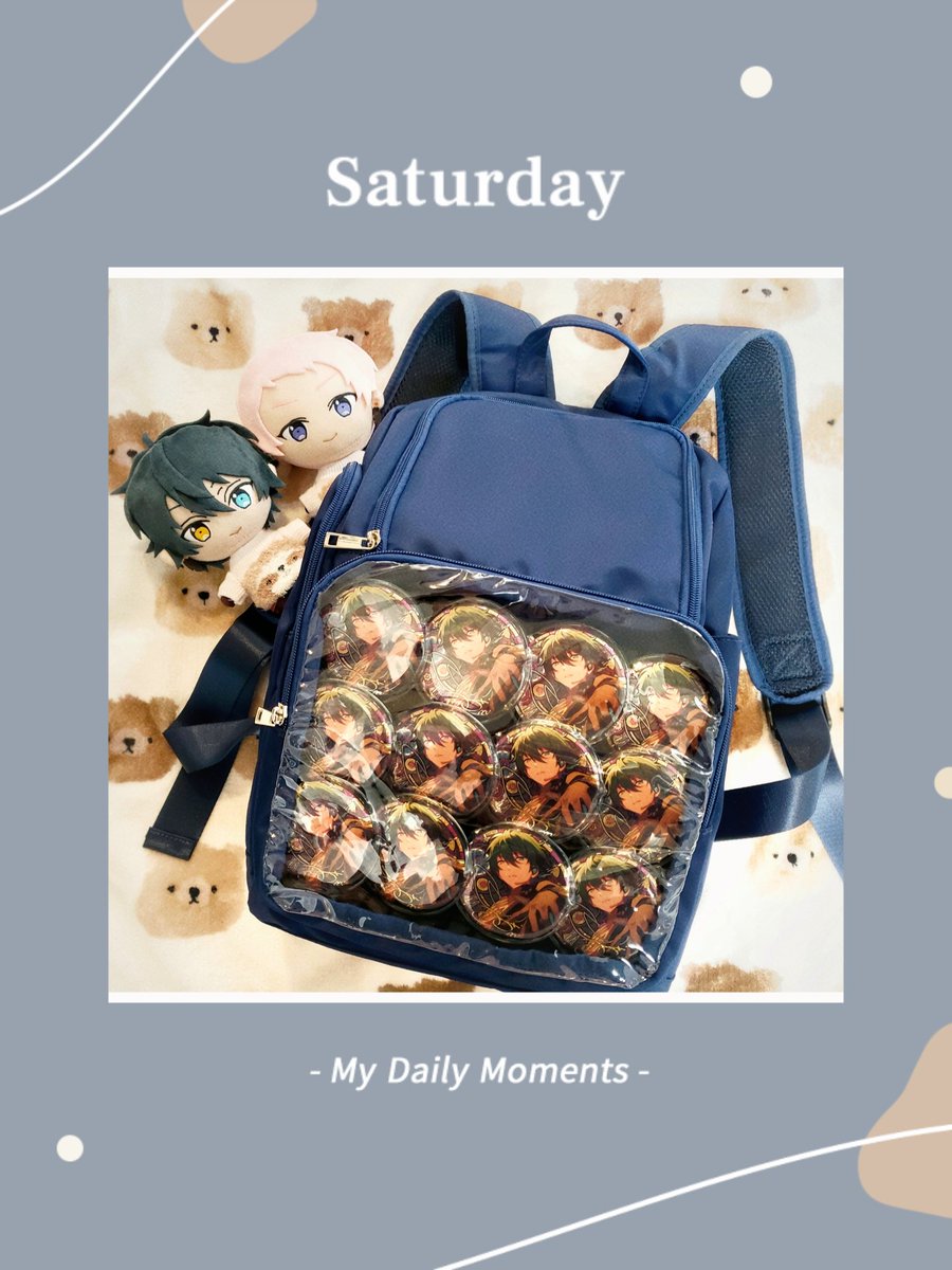 公式にない缶バッジのサイズだとあんスタの時光缶バッジ(65mm)は12個