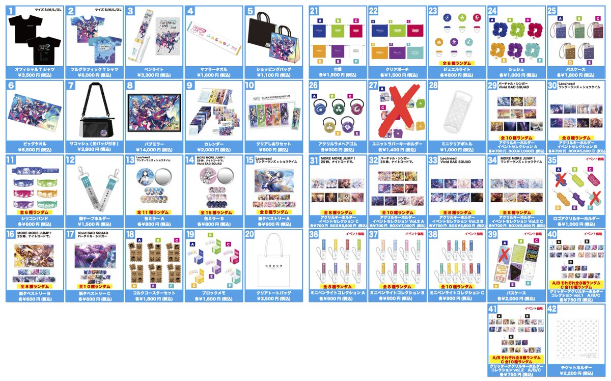 🎤プロジェクトセカイ COLORFUL LIVE 1st - Link - 【グッズ情報