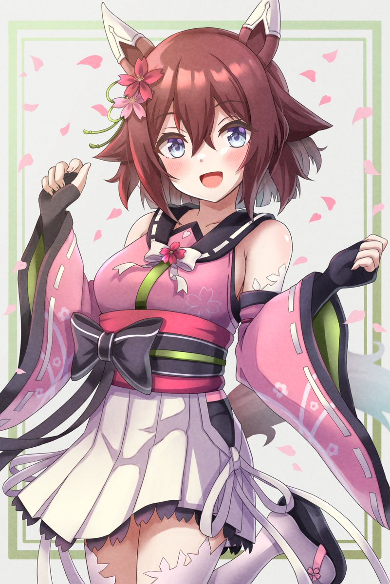 サクラチヨノオーちゃん描きました🏇 #ウマ娘 #サクラチヨノオー