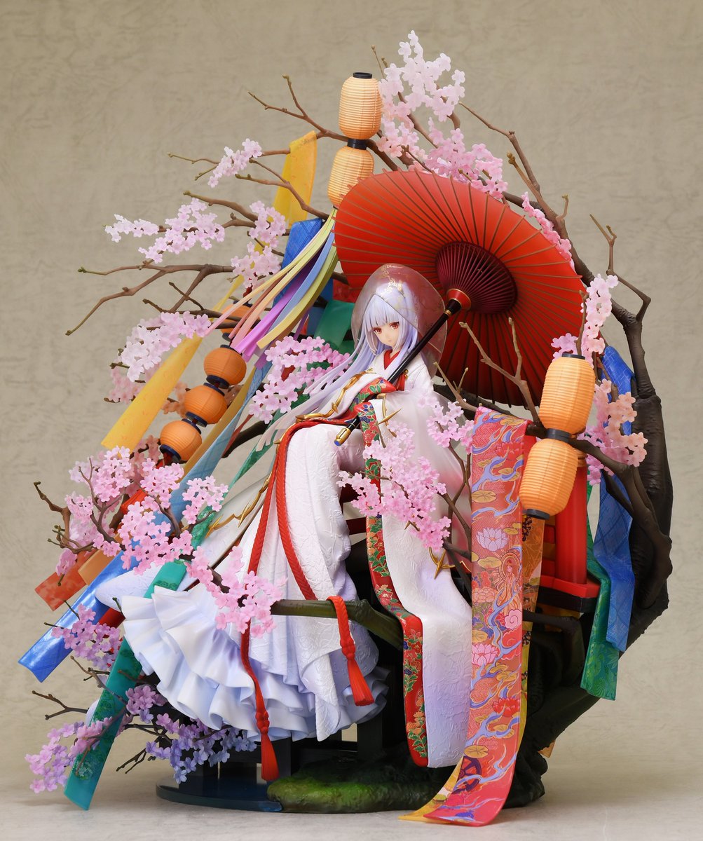 フィギュア「彼岸の花嫁」彩色原型が公開されました！このボリュームと