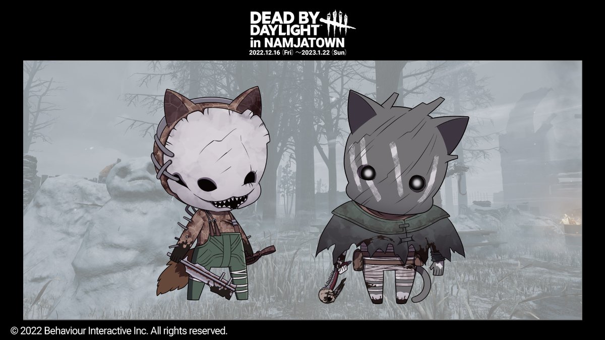 コラボ限定イラスト公開 Dead by Daylight in NAMJATOWN 「トラッパー