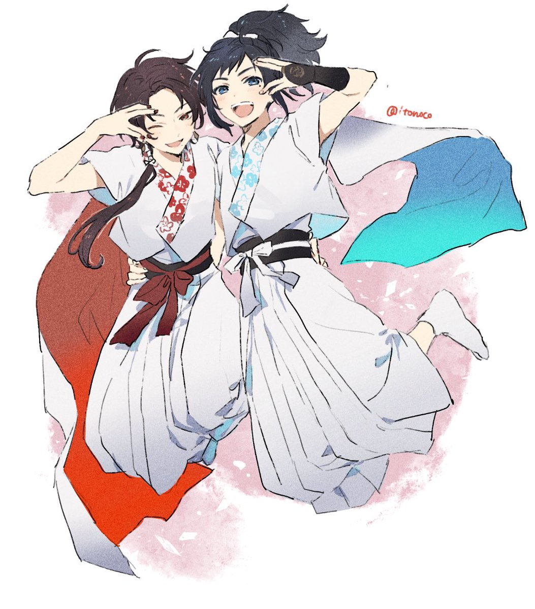 加州清光 ,大和守安定 「沖田組〜いい刀剣の日!(11/10) 」|