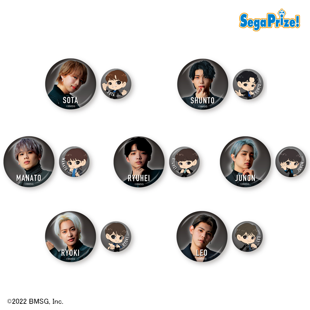 BEFIRSTセガプライズ ＼ 本日12/14より 「BE:FIRST」の缶バッジも全国