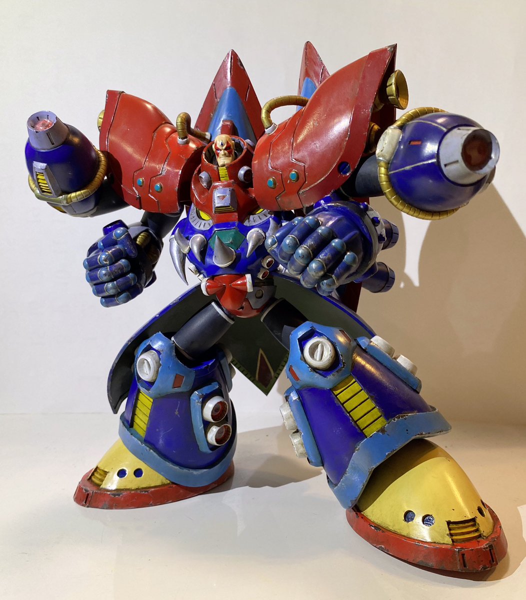 RT @manga_manjyuu: 完成！カイザーシグマ!!!! デカい足と真鍮棒の