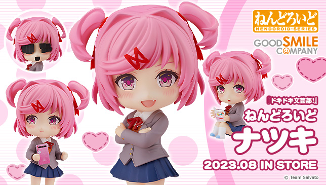 🧁 新商品情報 🧁 ねんどろいど ナツキ ______ ✓表情パーツ 笑顔