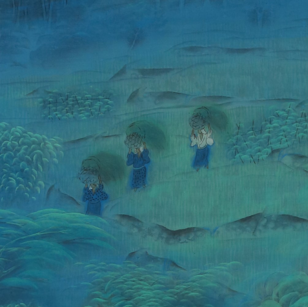 速水御舟展」(～3/26)より】 《洛北修学院村》 京都洛北の自然とそこで