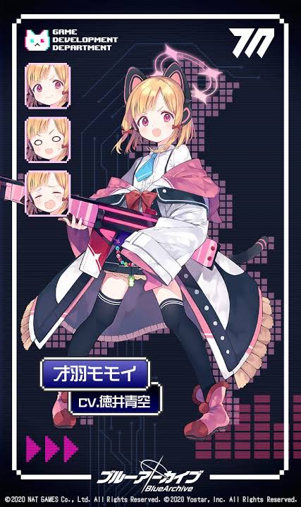 ブルーアーカイブよりゲーム開発部の才羽モモイと才羽ミドリの重ね着