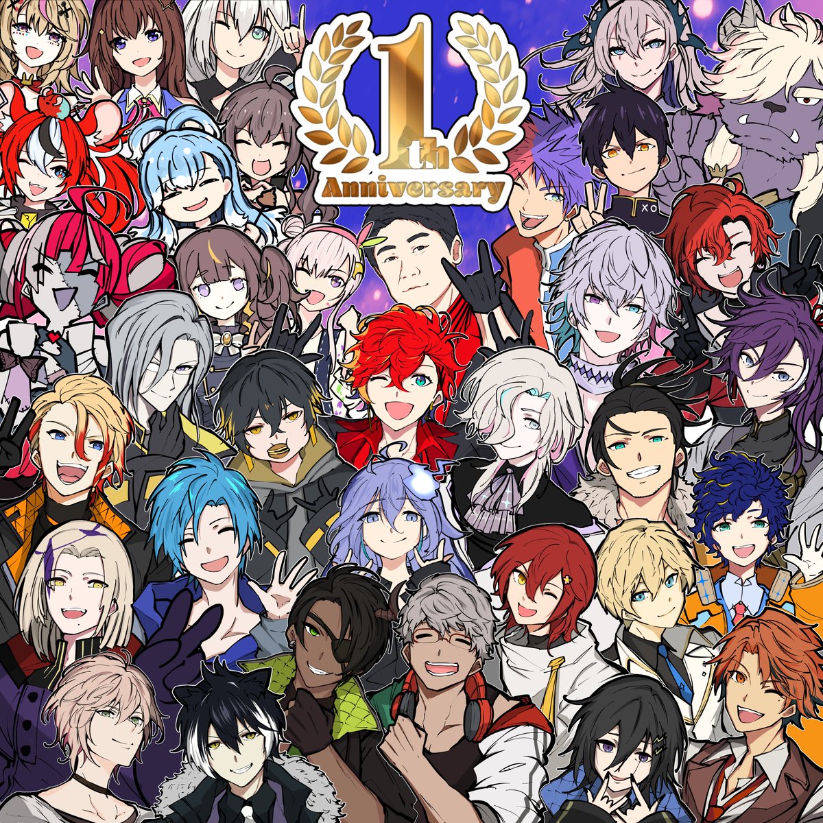 最高の1周年配信になりました🤟😭観てくれた方本当にありがとうござい