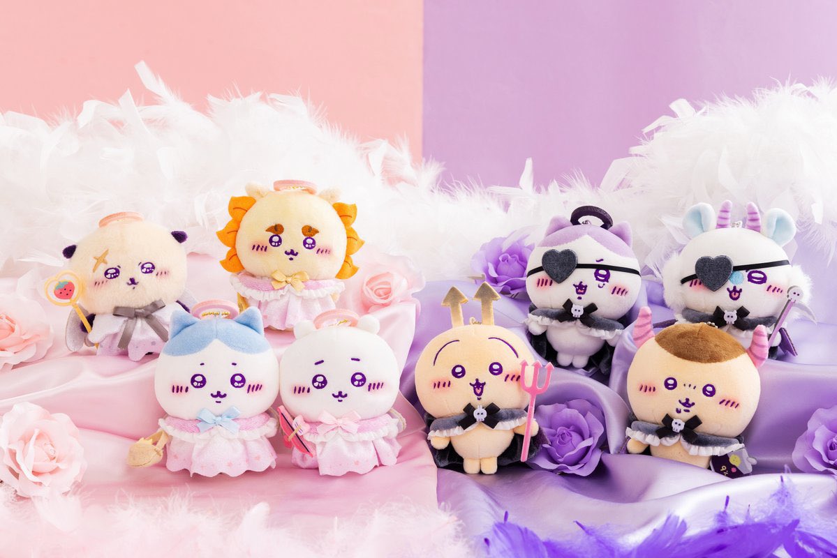 本日発売📣／ 天使と悪魔に扮したちいかわ達の可愛らしいグッズが本日