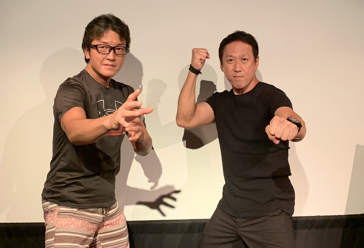 今日大阪に開催したウルトラマンダイナ上映会、権藤さん&中村さん