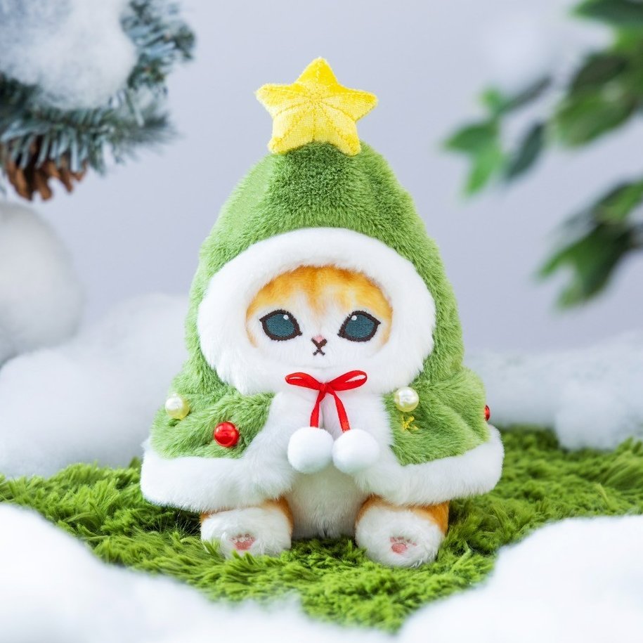 🍤新商品🍤 『#クリスマス ツリーにゃん ぬいぐるみS』 2,530円(税込
