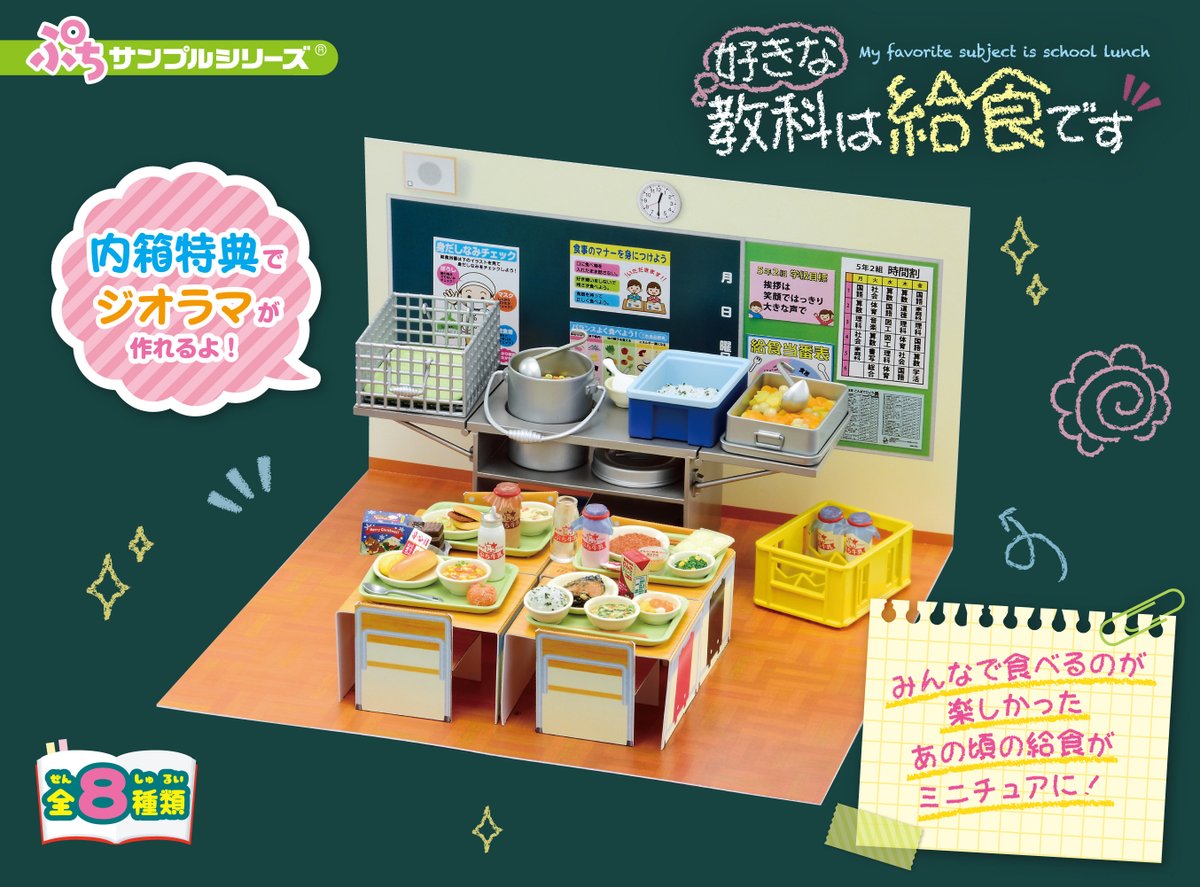 9月12日発売予定【ぷちサンプルシリーズ 好きな教科は給食です