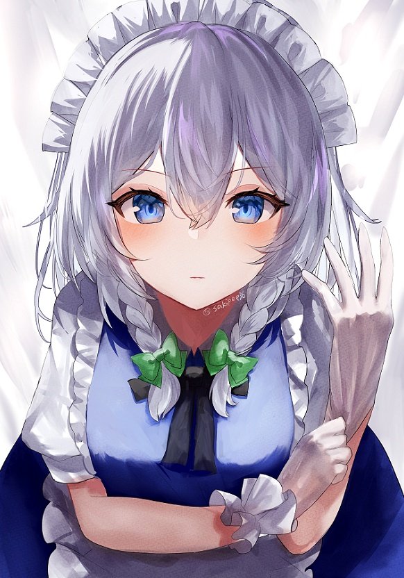 十六夜咲夜 「咲夜さんに清き一票をよろしくお願いし