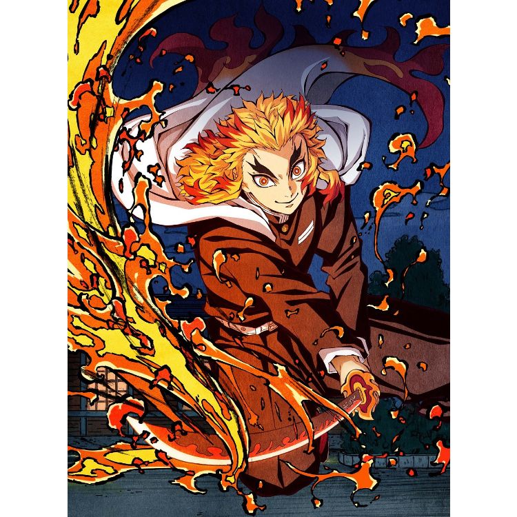 鬼滅の刃 煉獄杏寿郎 ufotableダイニング B2原画ポスター Wチャンス 鬼滅