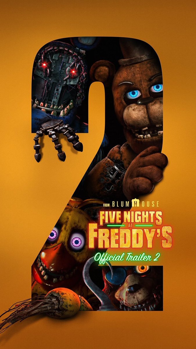 🎊🧸FNAF映画速報 🎬🍕 ホラーゲーム実写映画の続編『Five Nights at