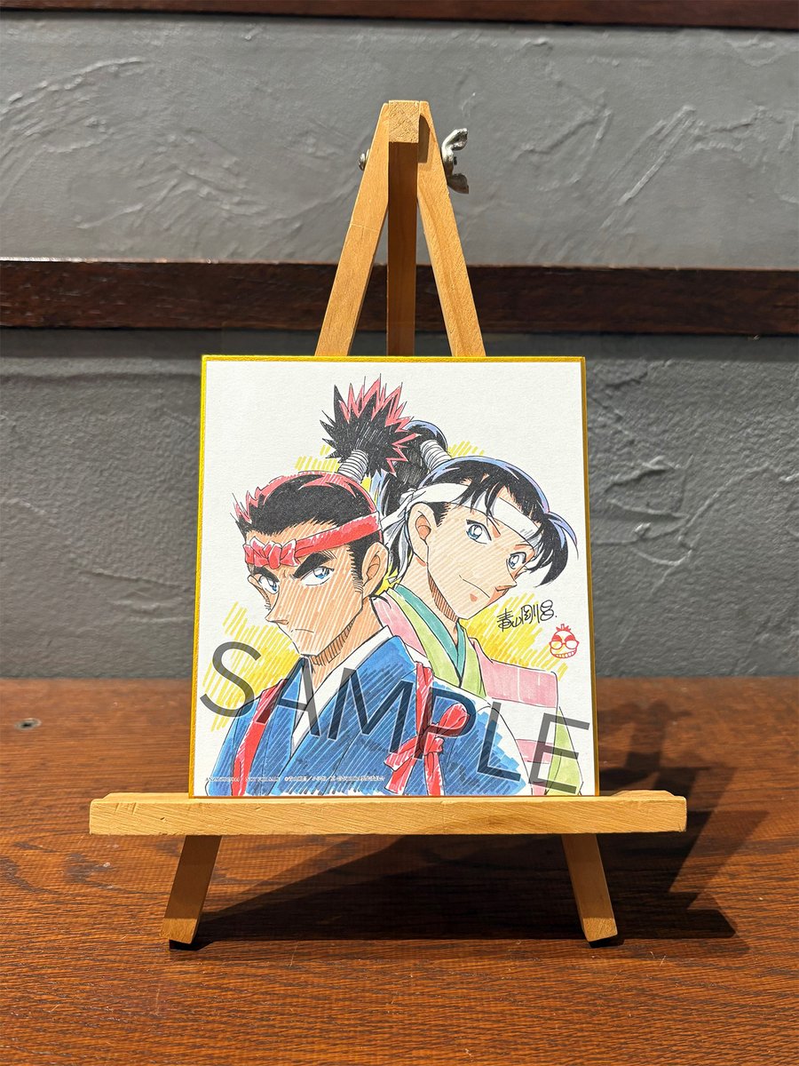 Blu-ray＆DVD 第2巻 完全生産限定版特典 青山剛昌描き下ろし 複製ミニ