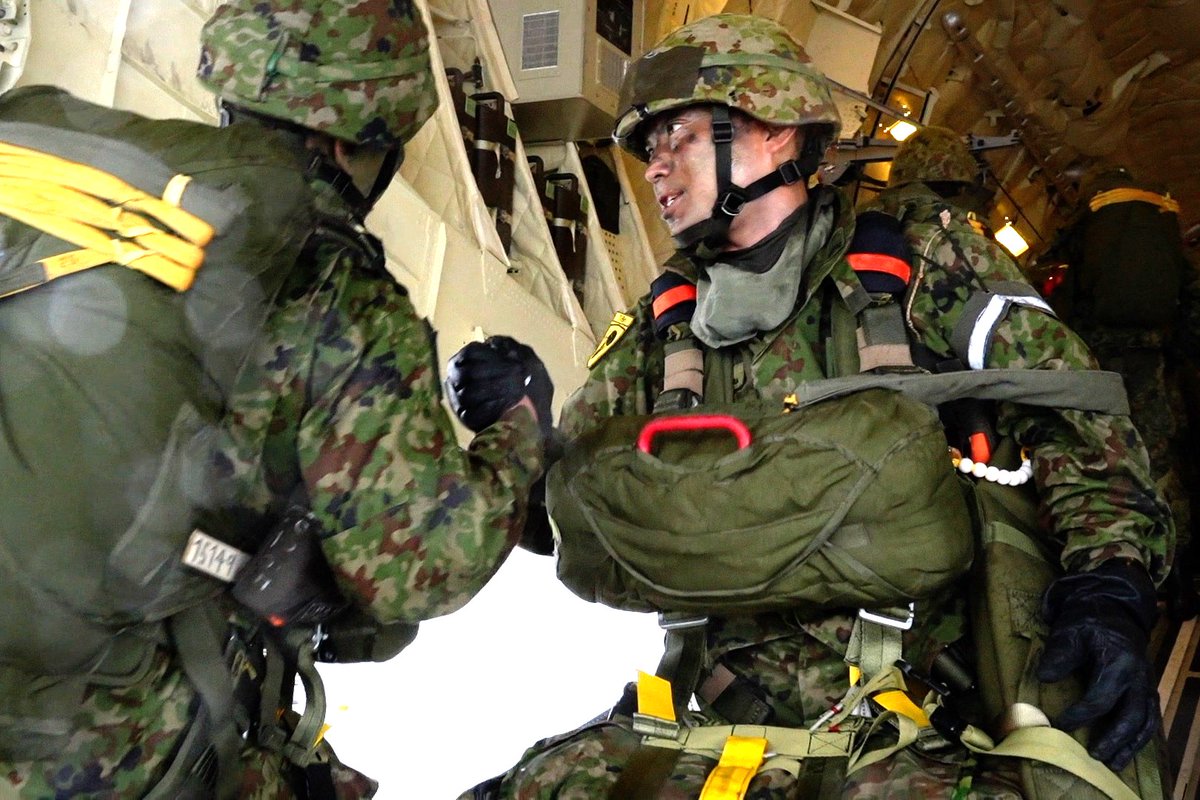 令和7年度自衛隊統合演習】 #第1空挺団 は、令和7年度自衛隊統合