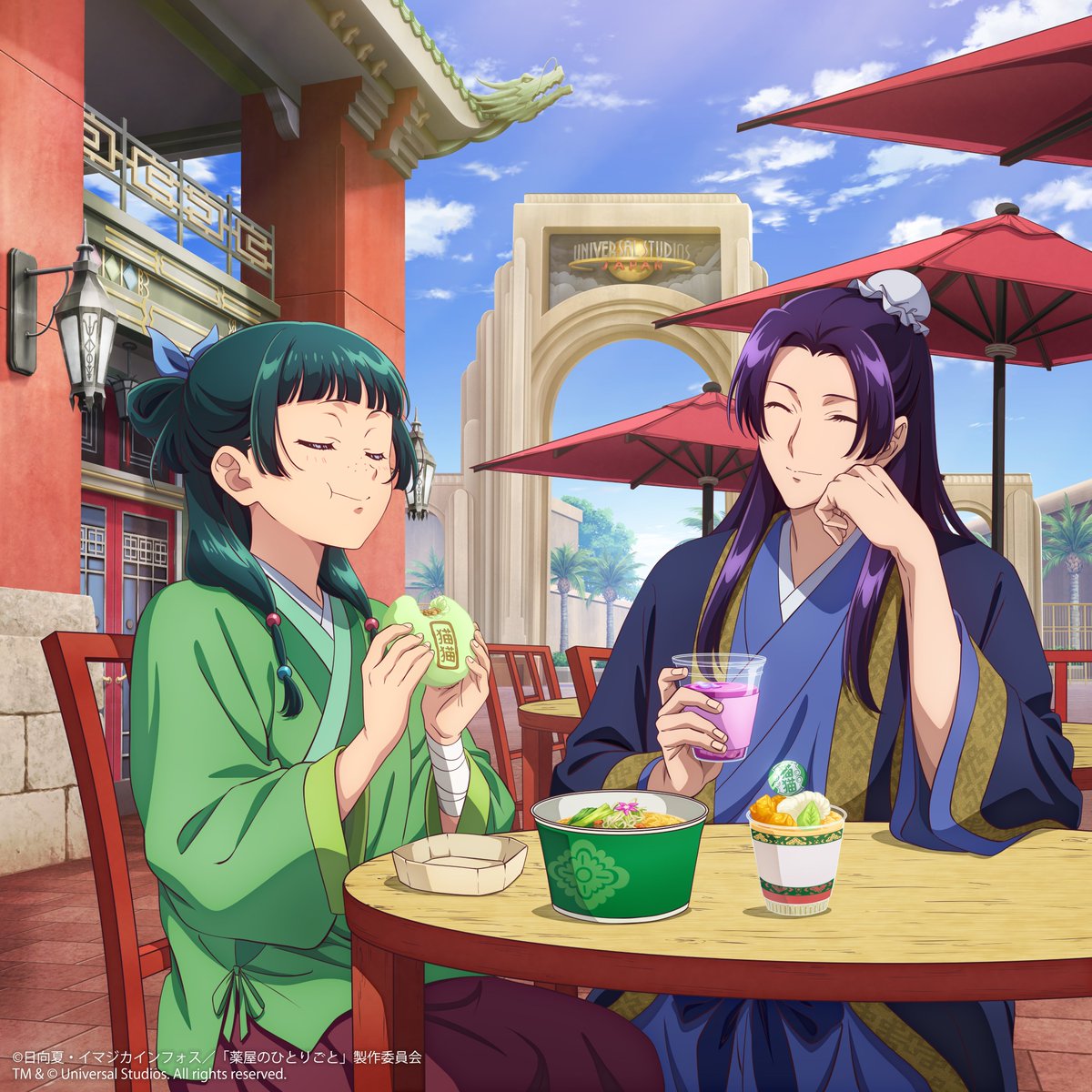 🍃•🌎•━━━━ #薬屋のひとりごと × #USJ あったかフードが本日から新