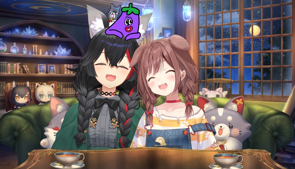 ホラゲ部おつなすー🍆🍆🍆 ミオしゃとゲーム出来て楽しかった