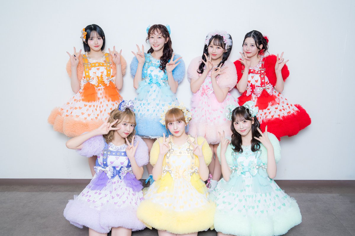 FRUITS ZIPPER】❤️🧡💚🩵💛🩷💜 💜仲川瑠夏 @luna_fz0703 💛早瀬