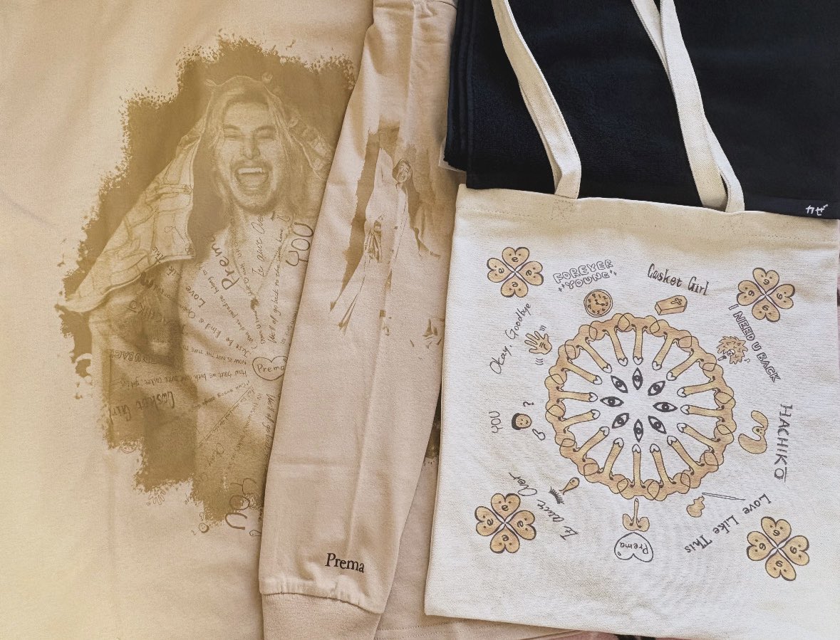 藤井風オフィシャルストアのPrema”Merch いま届いたぁめちゃ可愛すぎて