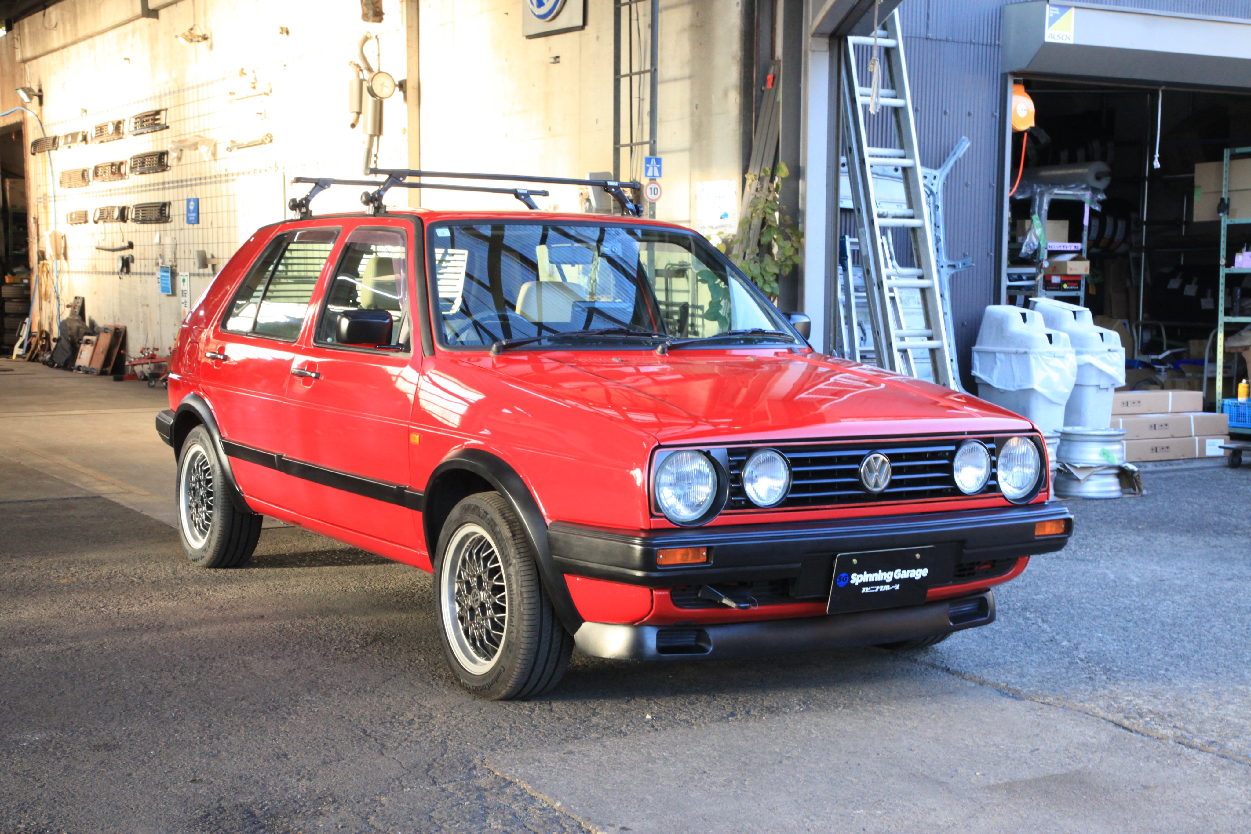 フォルクスワーゲンゴルフII専門店スピニングガレージ。ゴルフ2のこと