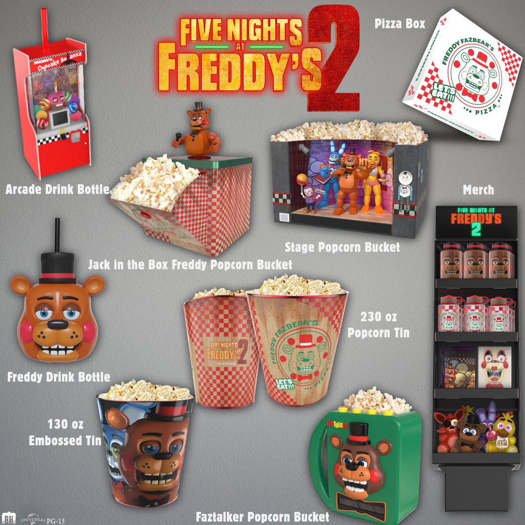 ファイブ・ナイツ・アット・フレディーズ2 映画館コラボ商品が夢過ぎる