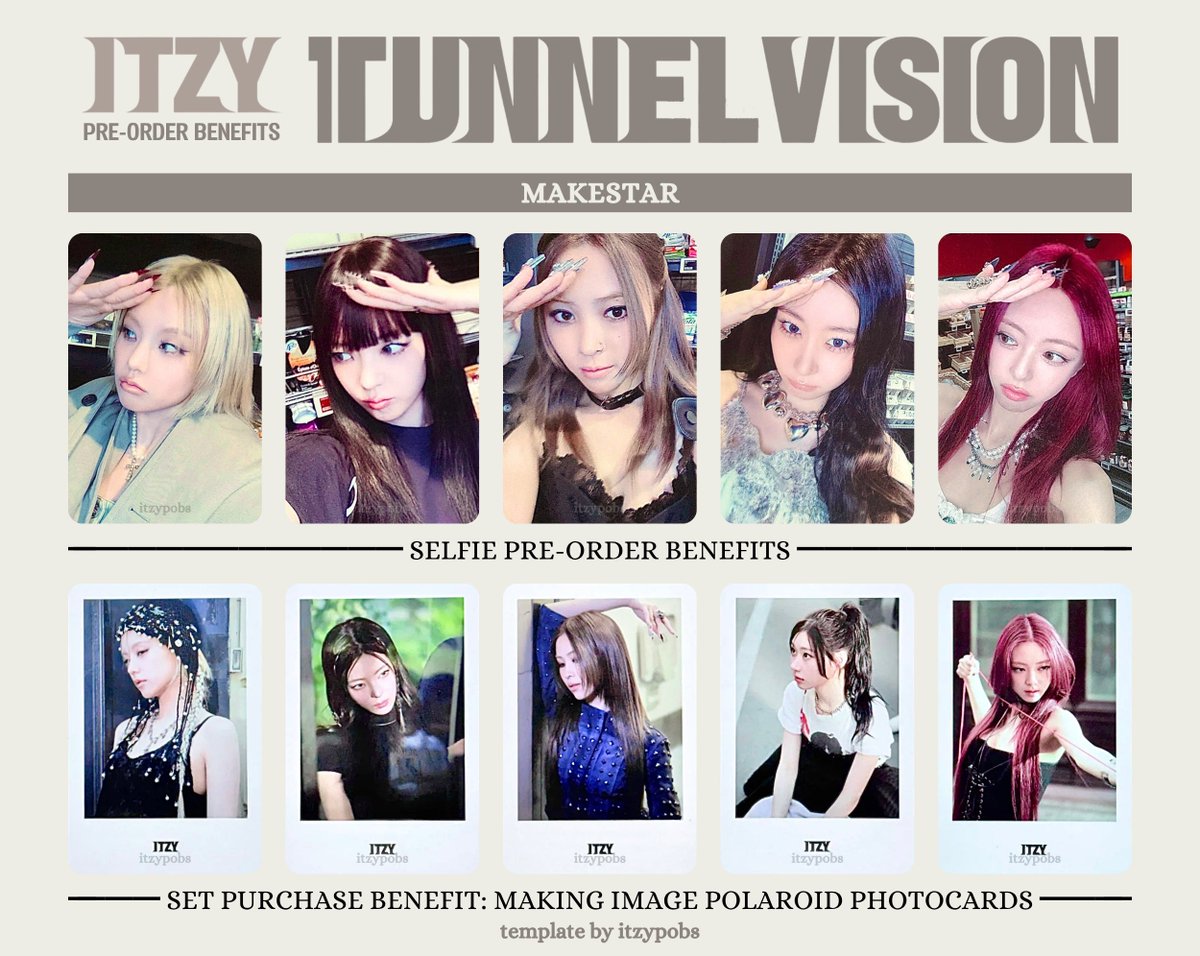 itzy TUNNELVISION makestar ラキドロトレカ 5枚セット ITZY MAKESTAR スペシャルキット トレカ 5枚セット - メルカリ