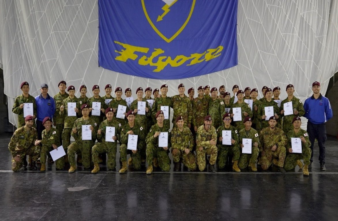 伊国における多国間空挺演習③】 #第1空挺団 は、伊国における多国間