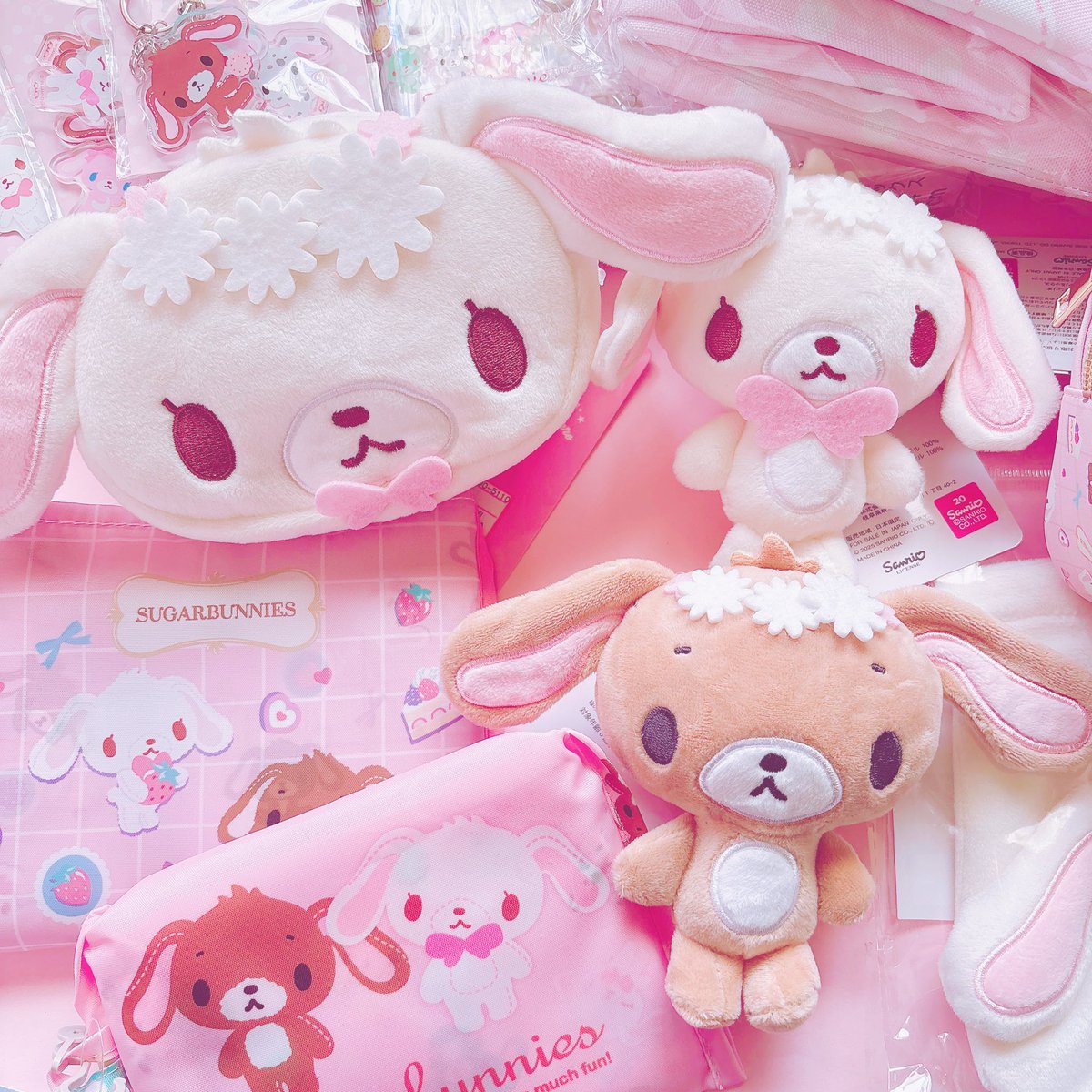 アベイルのシュガーバニーズ🤍🤎 かわいすぎる🩷💕💕💕 #Sanrio