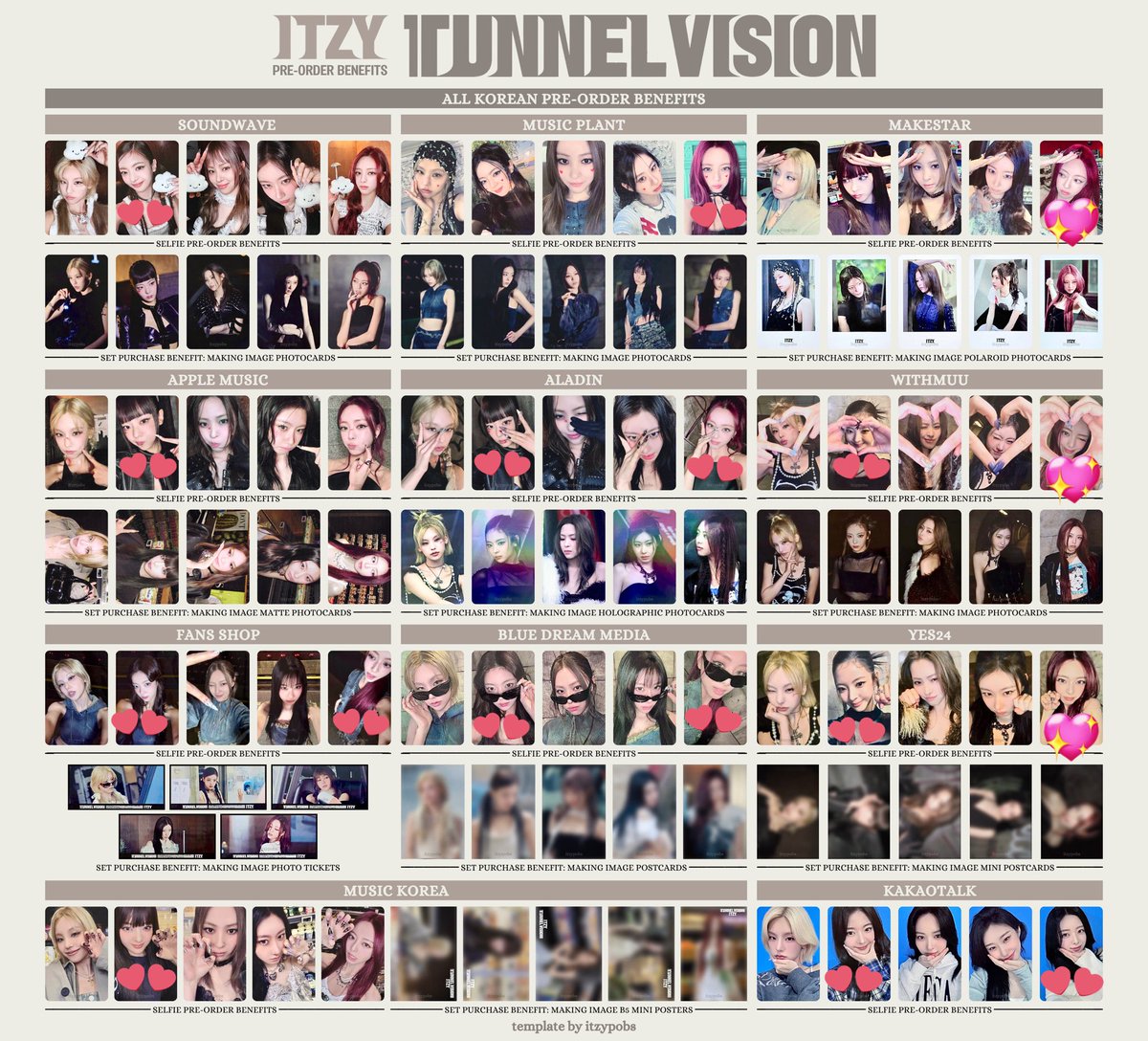 itzy tunnel vision トレカ 交換 譲:1枚目 求:2〜3枚目 ユナ、リア
