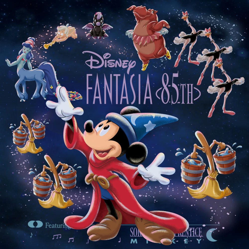 ファンタジア』85周年記念🧹 新商品のオリジナルアートをご紹介