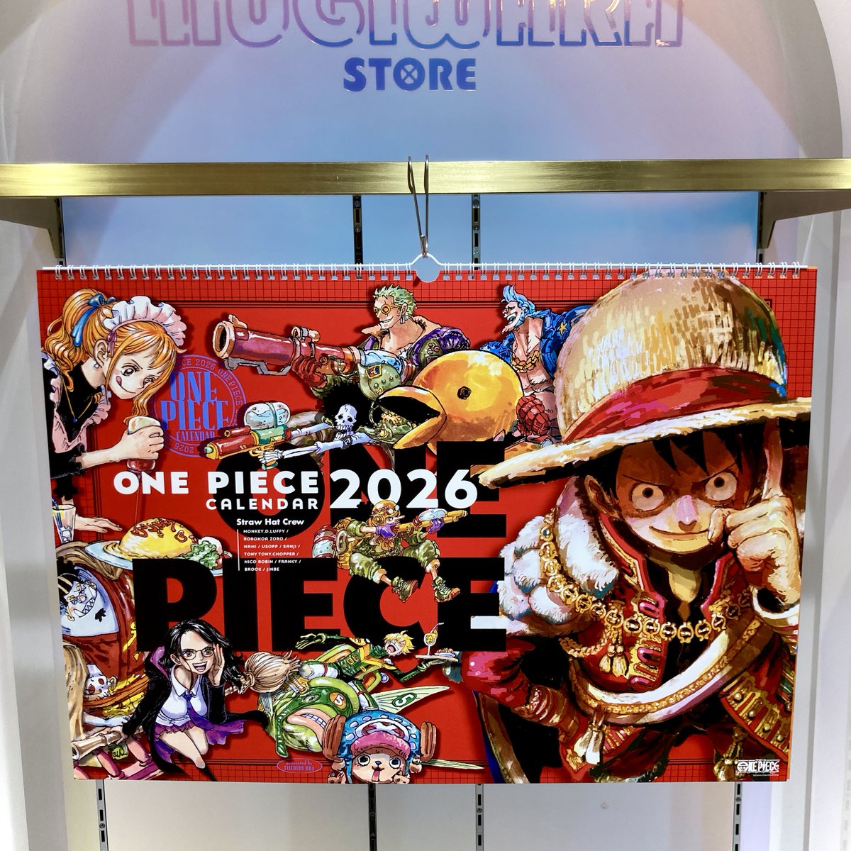 新商品】原画商品 『ONE PIECE』 コミックカレンダー（大判）2026