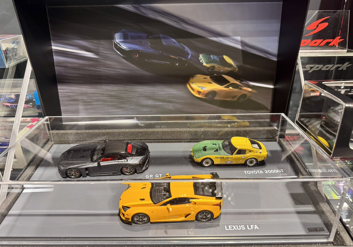 1/43スケールモデルカーはSpark製! Spark Gallery Tokyoで展示中です