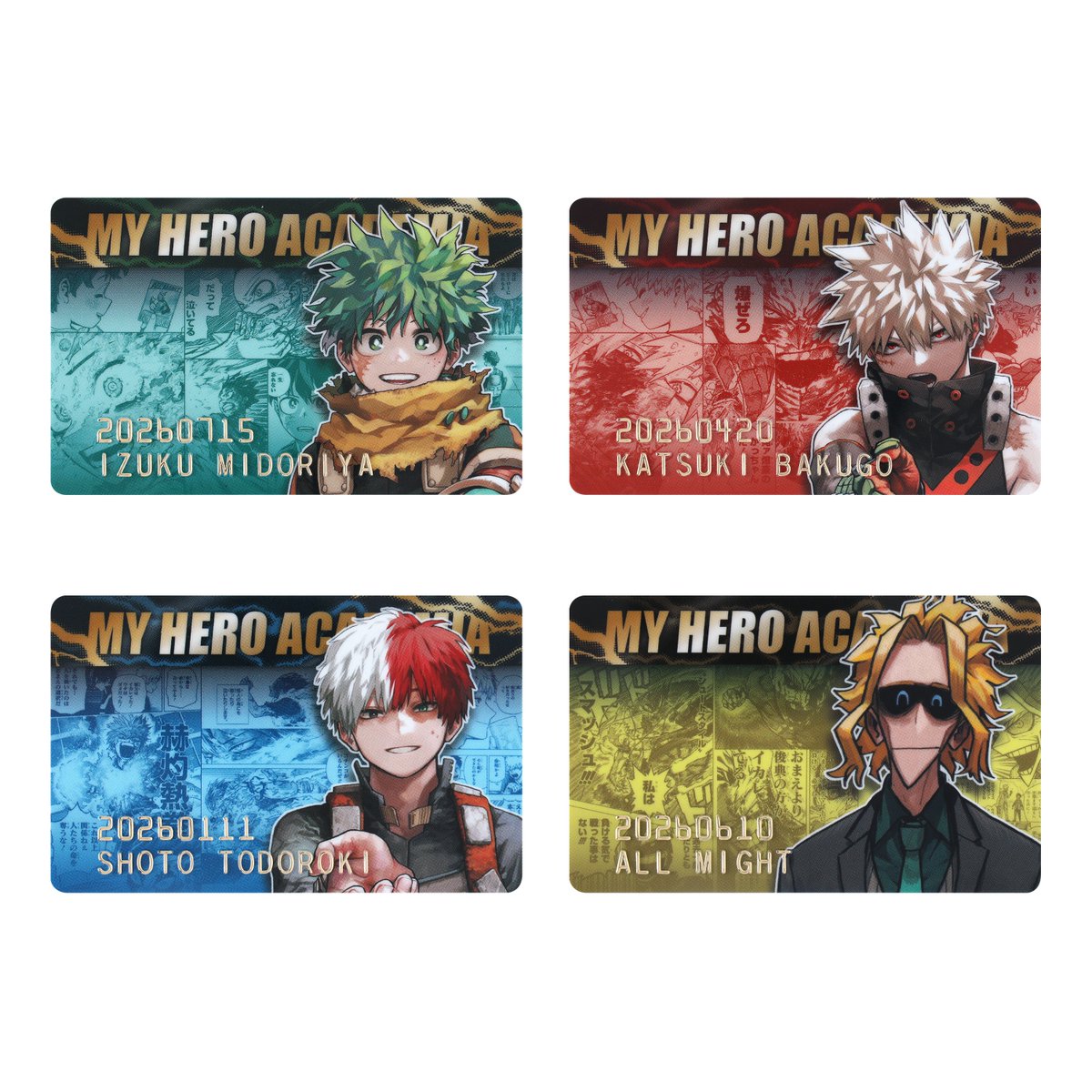 僕のヒーローアカデミア』 バースデイコレクションカード2026 来月1月