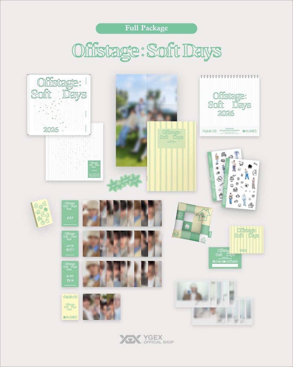 💎] TREASURE 2026 SEASON'S GREETINGS [Offstage : Soft Days] 📢好評