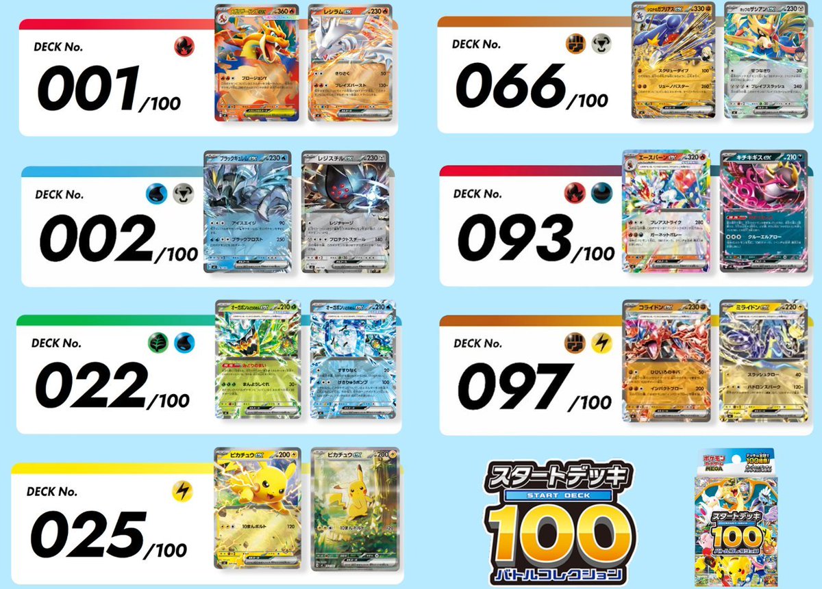 昨年発売された中国簡体字版「スタートデッキ100」にはデッキNo.102が