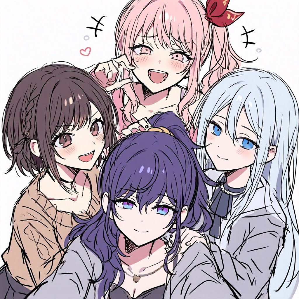 にーご #prsk_FA #プロセカ #暁山瑞希 #東雲絵名 #宵崎奏 #朝比奈まふゆ