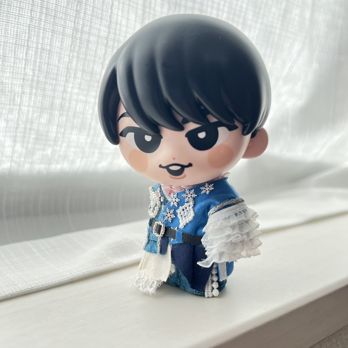 ソフビ舘様の洋服作る手が止まりません…🌹 可愛い可愛い… 今日の生配信