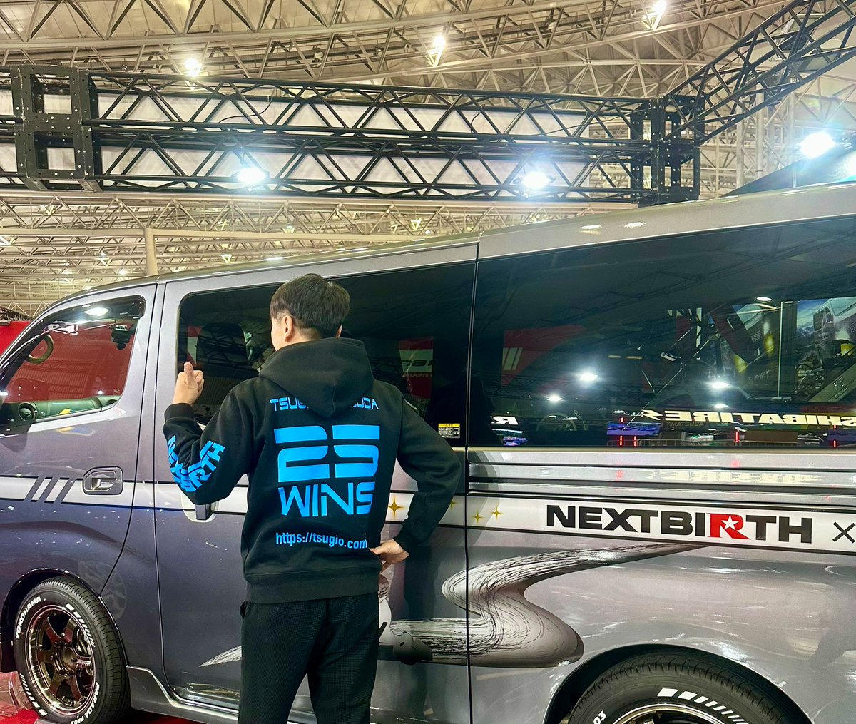 無事、搬入完了😉👍 明日から、オートサロン2026 宜しくお願いします