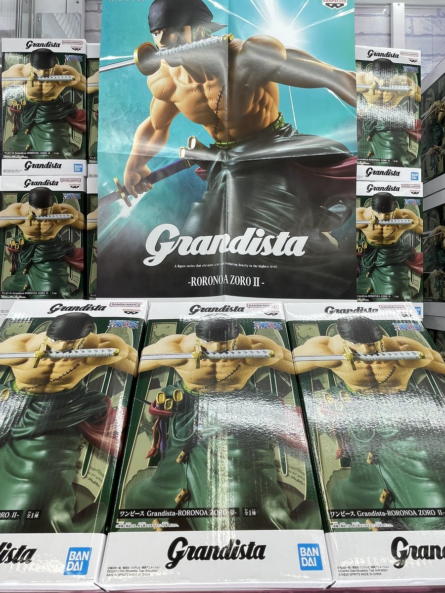 🗡️景品入荷情報🗡️ 「ワンピース Grandista-RORONOA ZORO Ⅱ