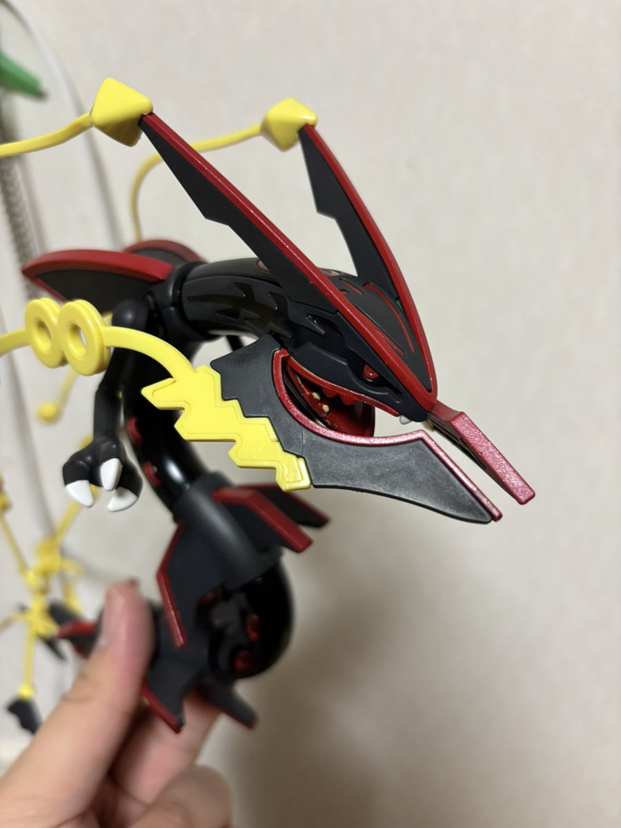 色違いのメガレックウザ、完成！！！ #ポケプラ #レックウザ